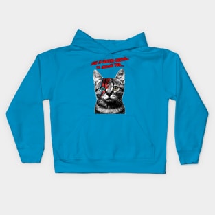 OG CAT - This Is Ground Control to Moggy Tom Kids Hoodie